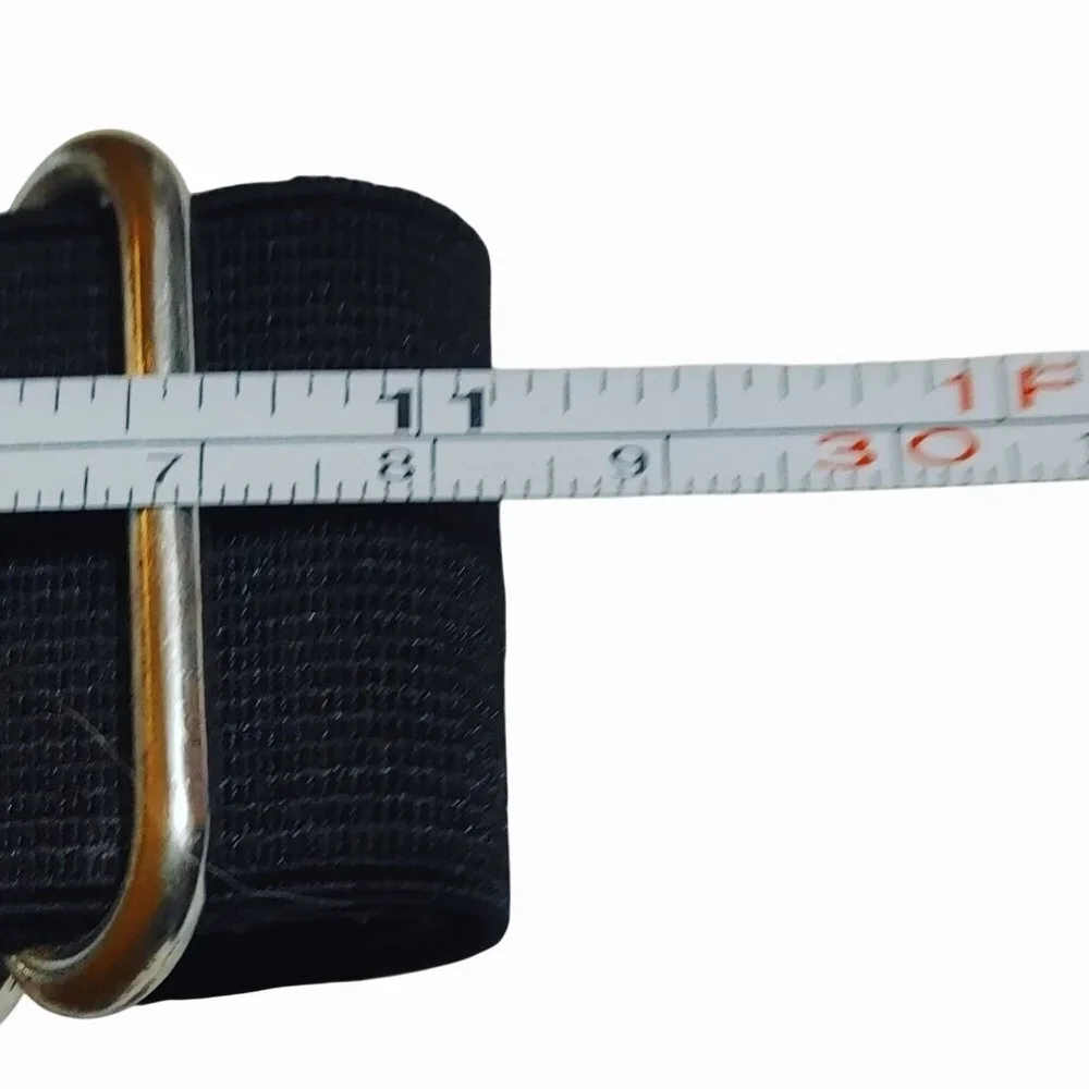 Under Armour Black Train Belt Adjustable Elastic Band Metal Buckle Unisex 22 36